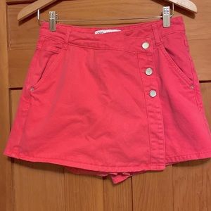 Zara Hot Pink Skort (Skirt and Short) - Size Small